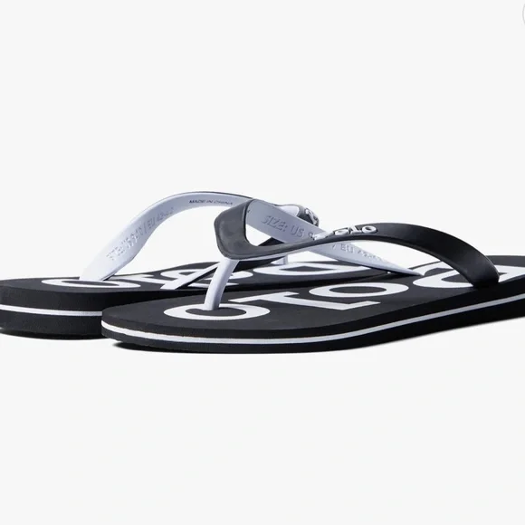 NWT Ralph Lauren Bolt Flip Flops Ralph Lauren - Brandclub - POLO RALPH LAUREN Vintage Bolt  main image 2